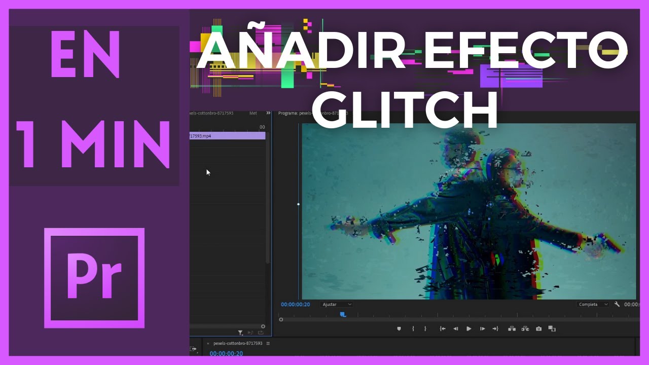 Efecto Glitch en Adobe Premiere | En 1 Minuto