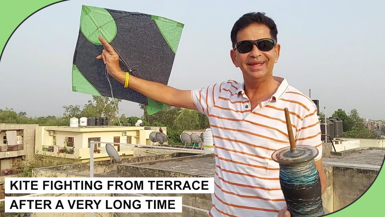 Kite Fighting From Terrace After A Long Time | Chhat Se Patangbaazi
