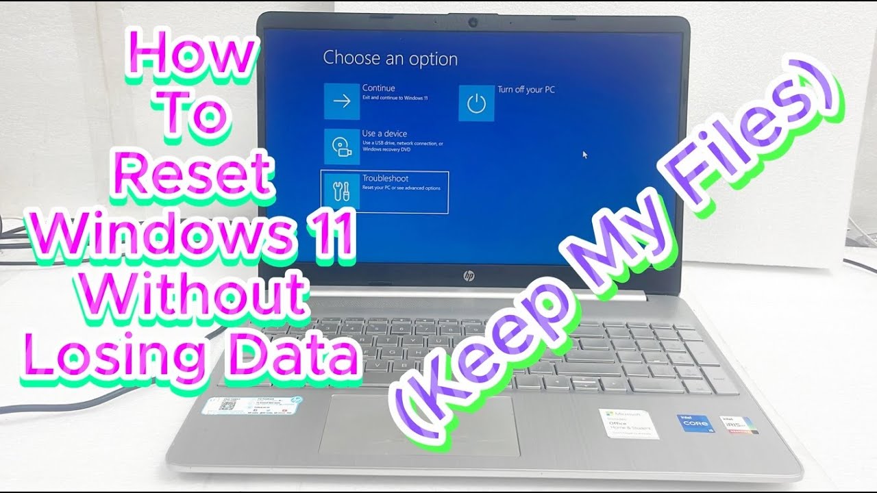 how to reset windows 11 without losing data |  How to Reset Windows 11 Keep My Files | Keep My Files