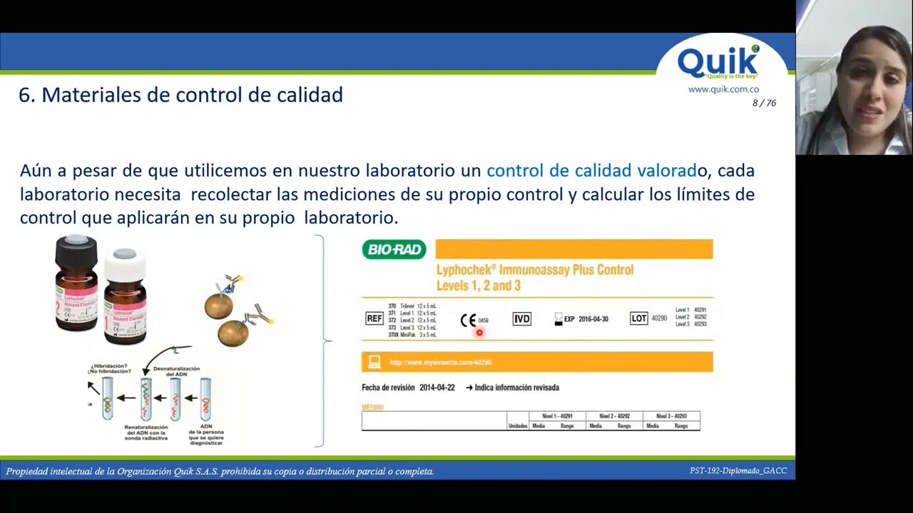 Herramientas estadísticas fundamentales para control de calidad en el laboratorio clínico.