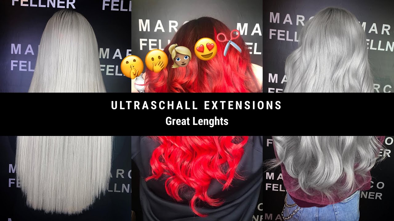 Ultraschall Extensions 💓 Haarverlängerung, Haarverdichtung ohne Hitze 😳🤫🤭 GREAT LENGHTS ❤️