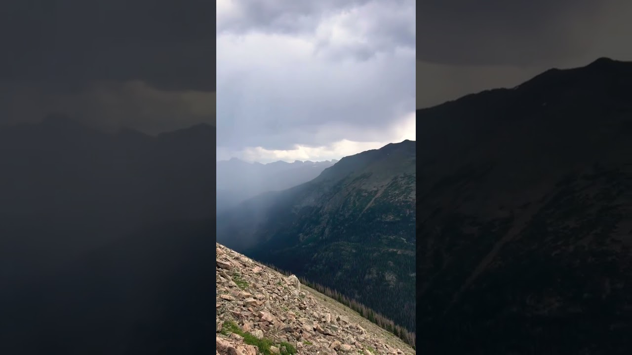 Eye of the storm | 12,000 ft | Trail Ridge road | Rocky Mountains | Colorado #roadtrip #rain #travel