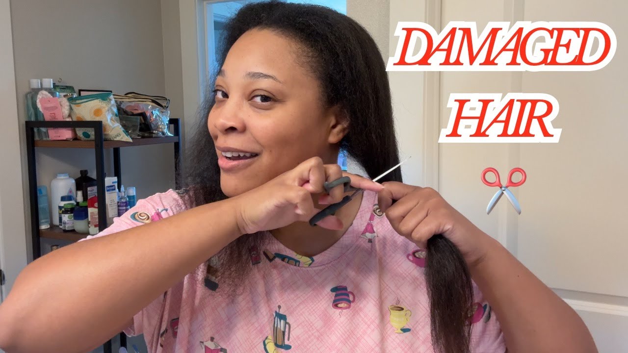 MY DAMAGED HAIR HAS TO GO