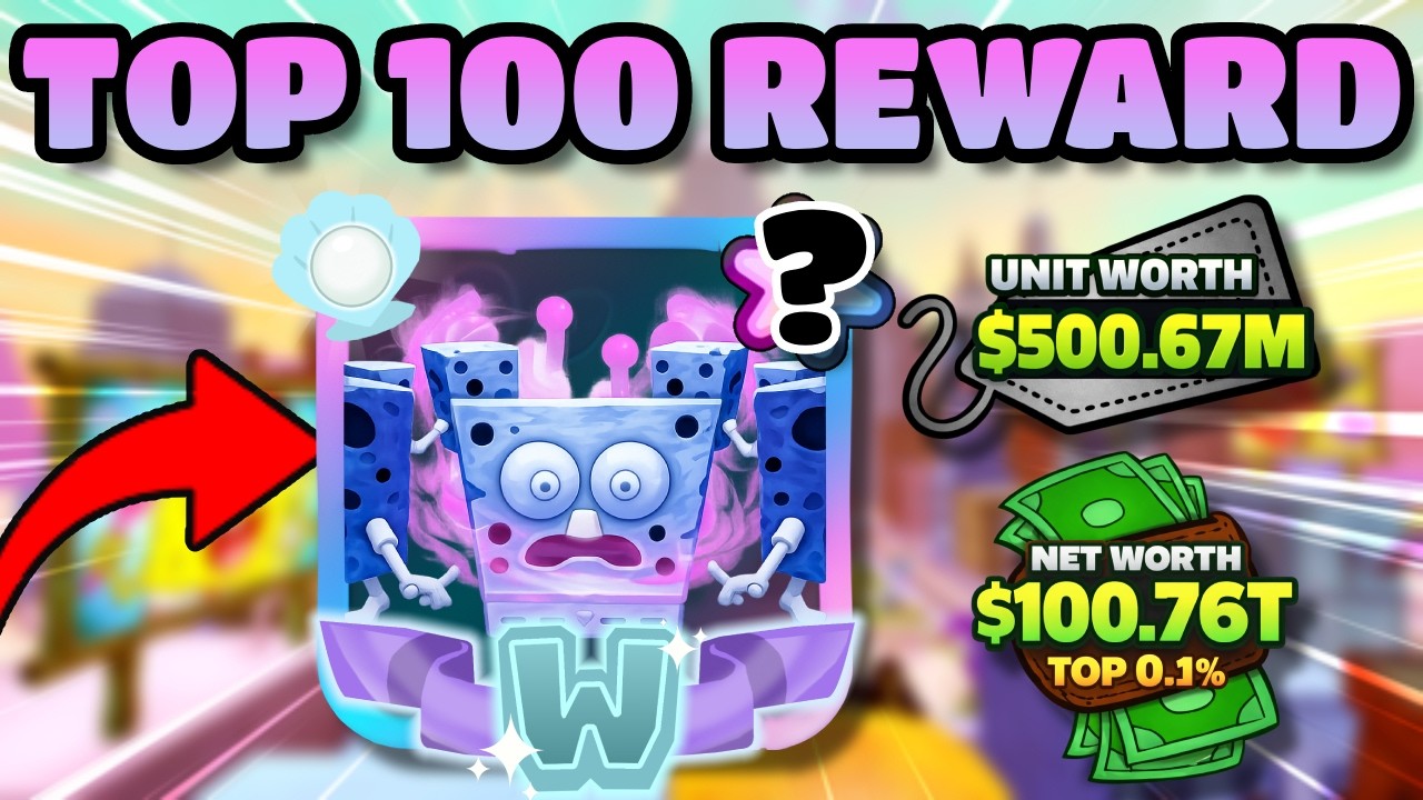 TOP 100 PRESTIGE PRISMATIC IS FINALLY HERE AND ITS...? (SpongeBob TD)