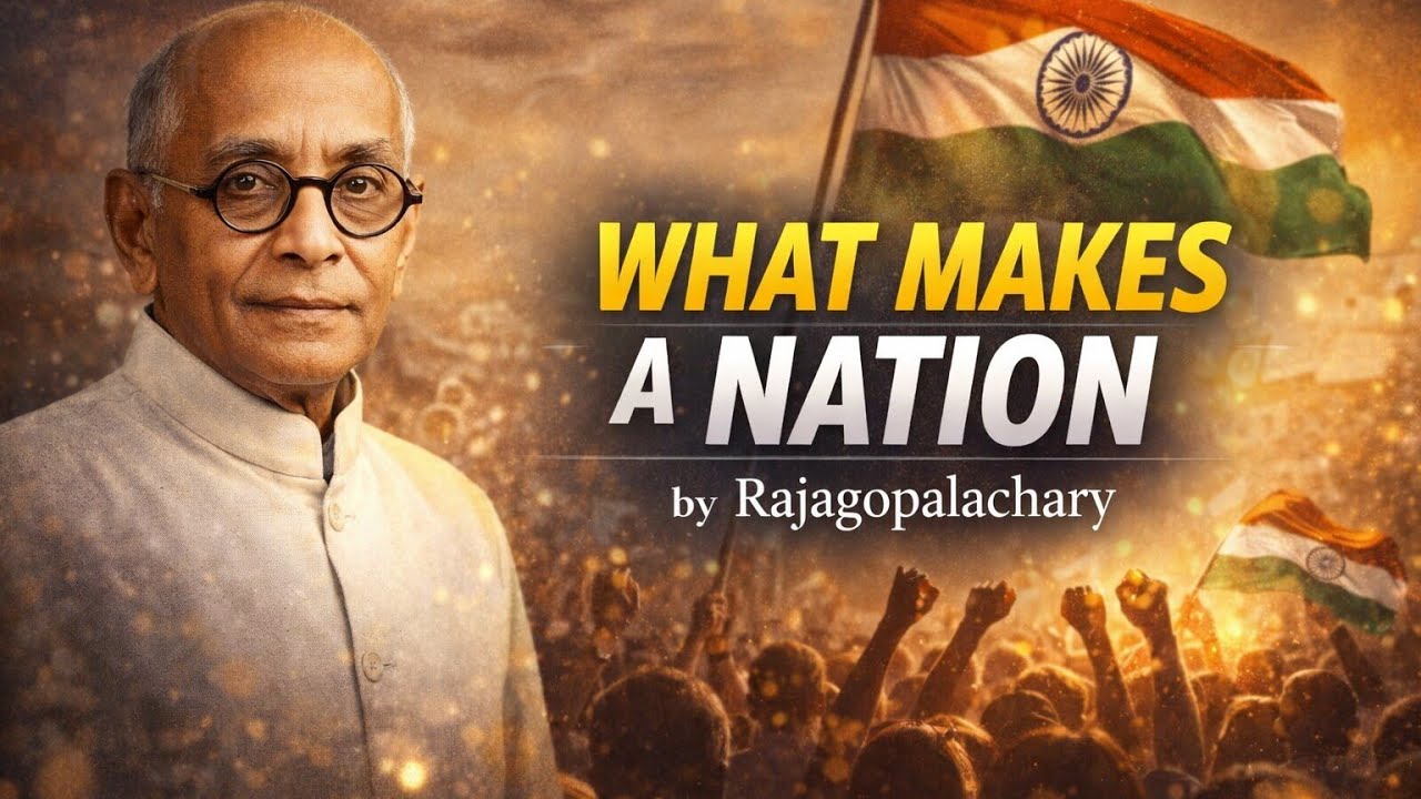 WHAT MAKES A NATION by RajagopalaChary. Explanationin English & in Telugu