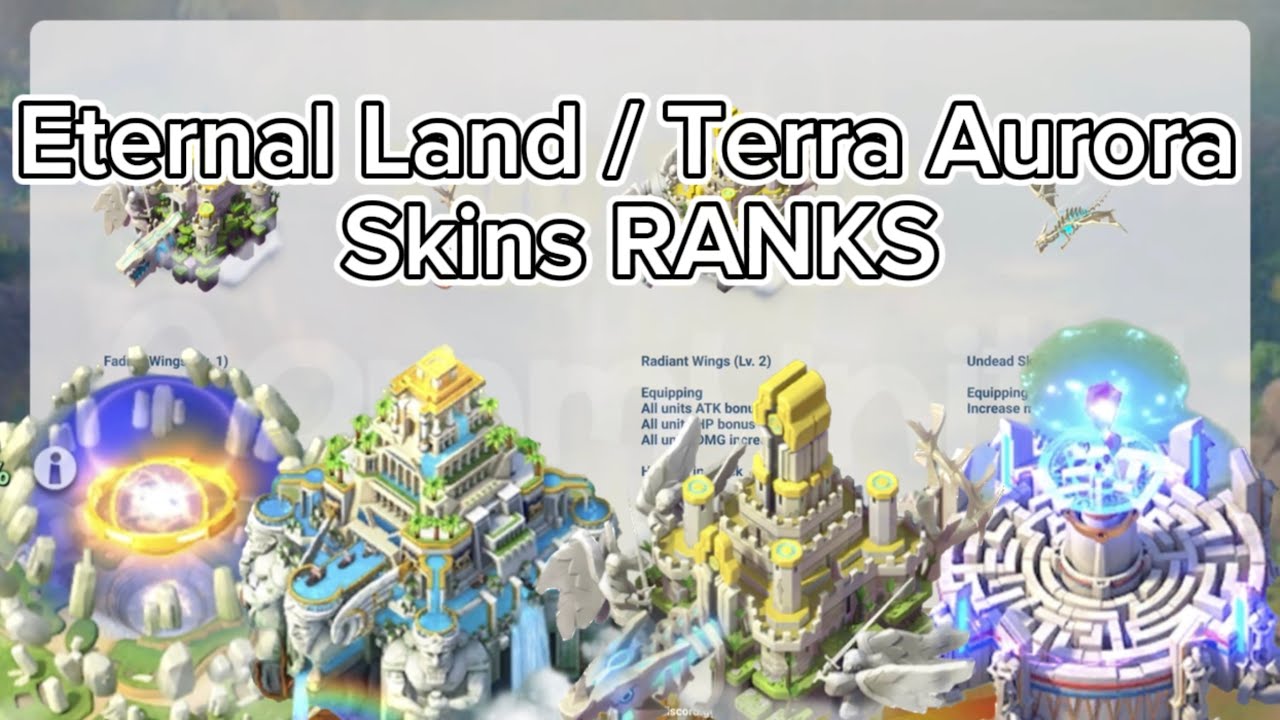 TOPWAR: Eternal Land / Terra Aurora: РАНГИ ОБЛИКОВ и отзывы разработчиков