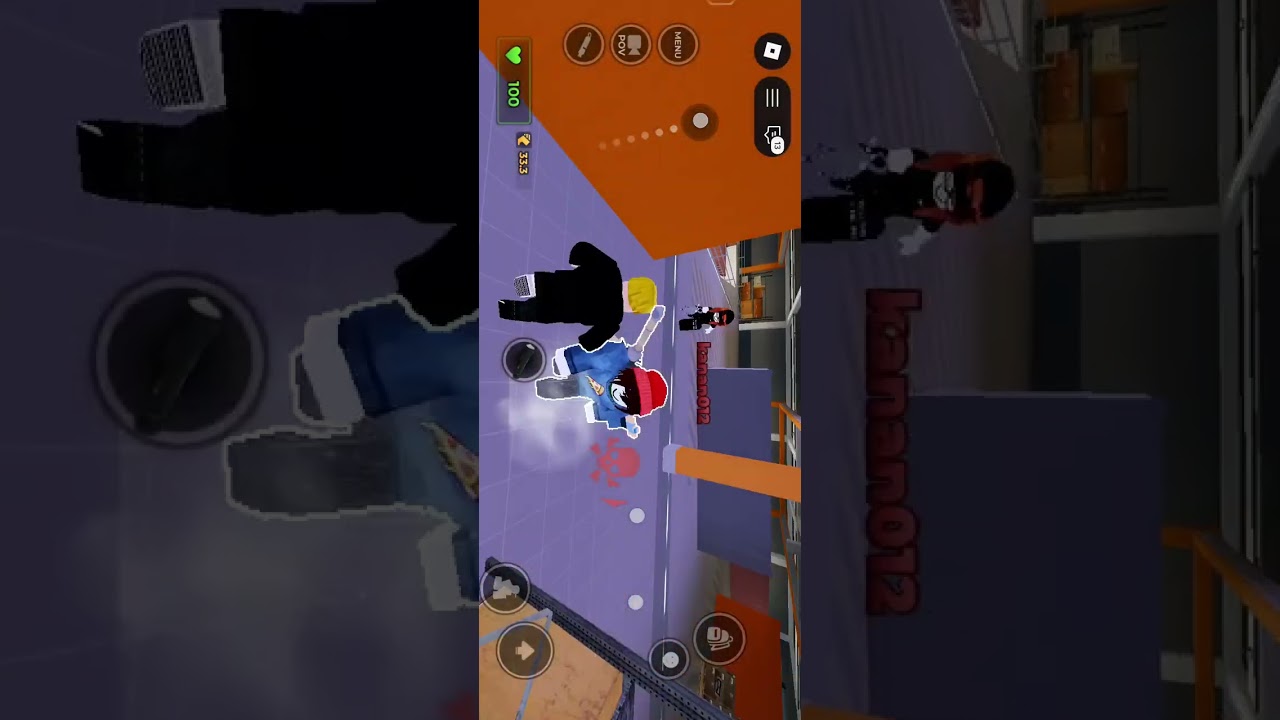 Adam kena kejar dengan mobs di(evade)😧