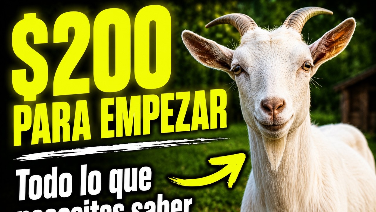 C&oacute;mo Criar Cabras con Poco Dinero desde mi finca