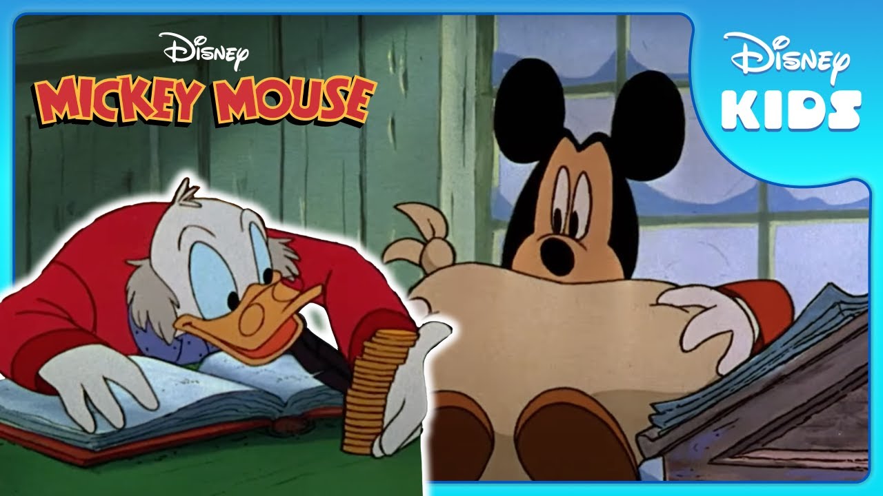 💸 Counting Shillings with Scrooge! | Mickey's Christmas Carol | Disney Kids