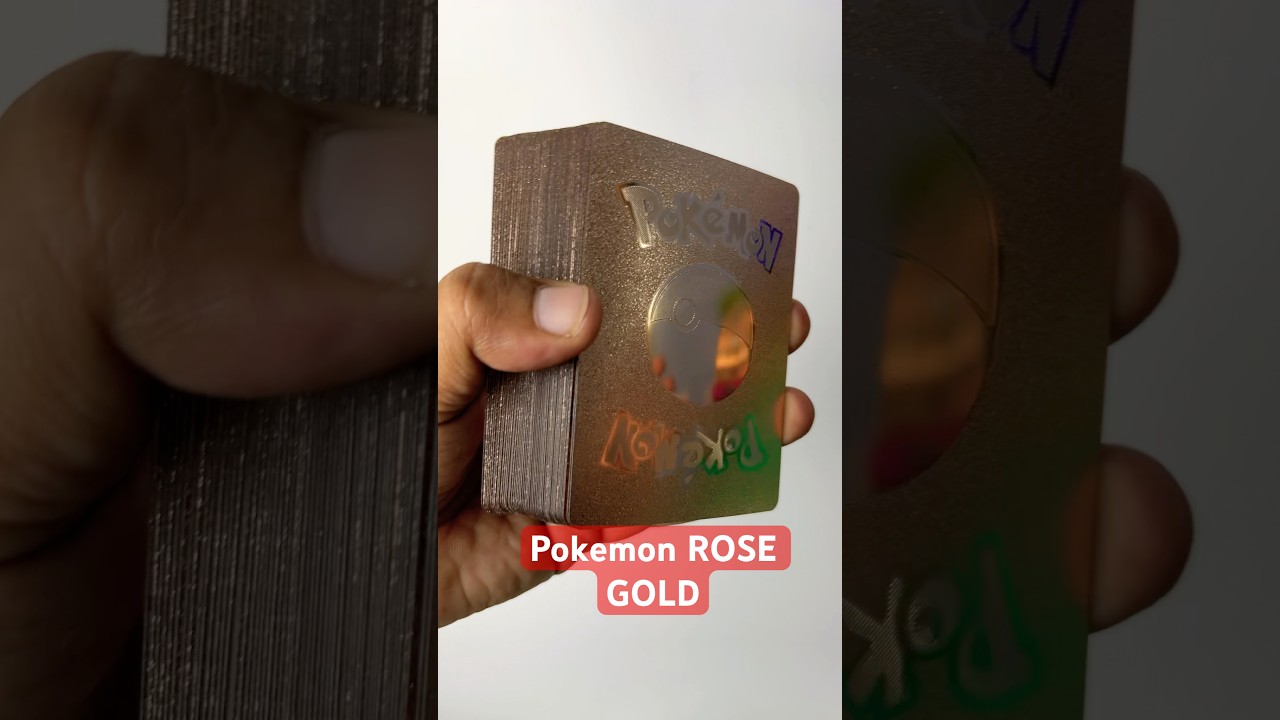 Pokemon ROSE GOLD CARD #shorts #short #shortsvideo #shortvideo #youtubeshorts #pokemon #ytshorts #yt