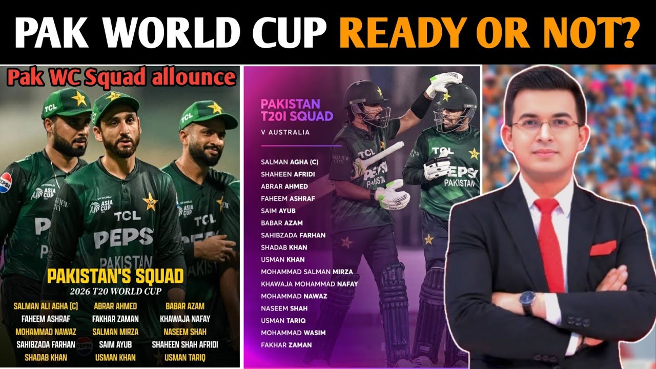 Pakistan T20 World Cup 2026 Squad Analysis | What’s Right & What’s Wrong? Big Shocks!
