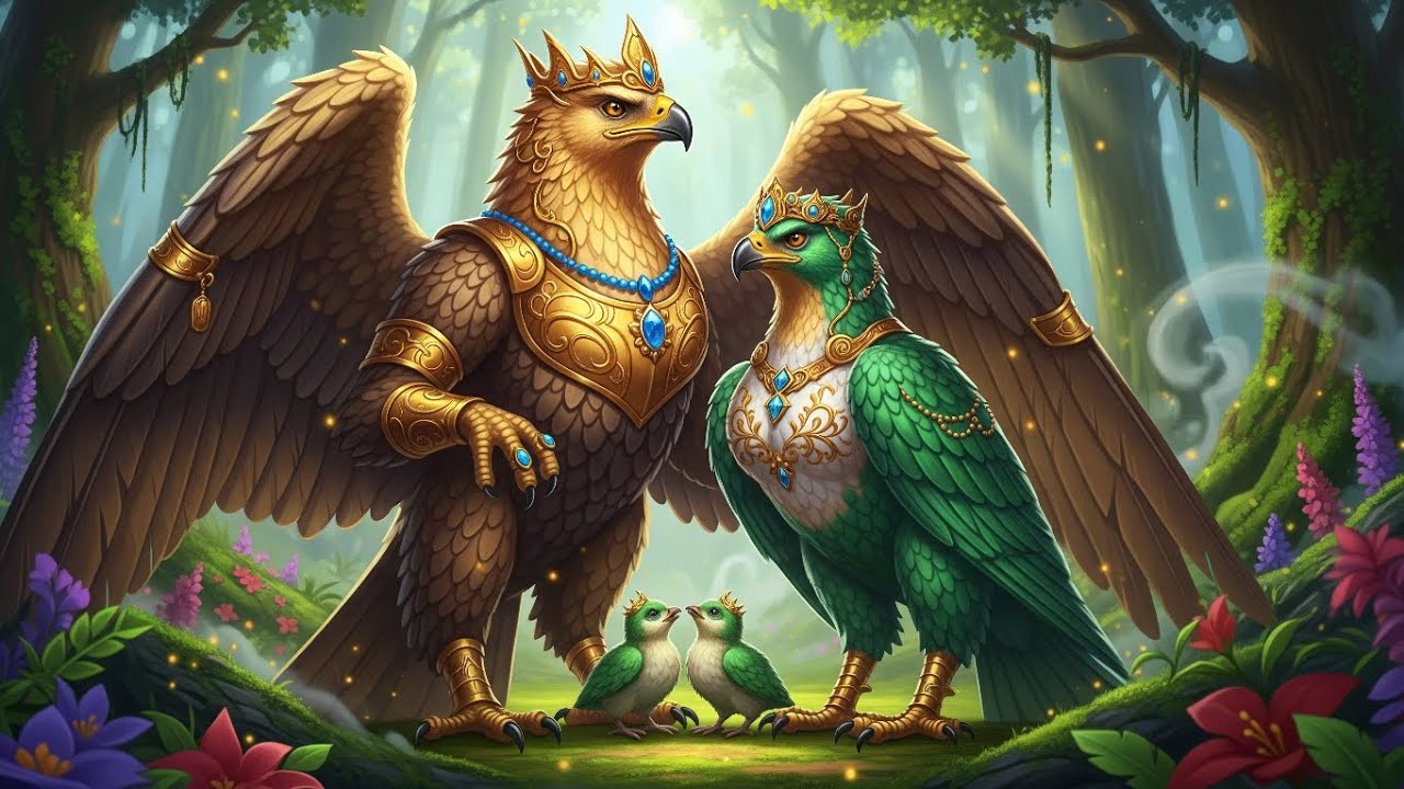 "गरुड़ और गरुड़ी की कथा 🦅💖  रोमांचक और सीख से भरी कहानी | Garud Aur Garudi Story | Hindi Kahani