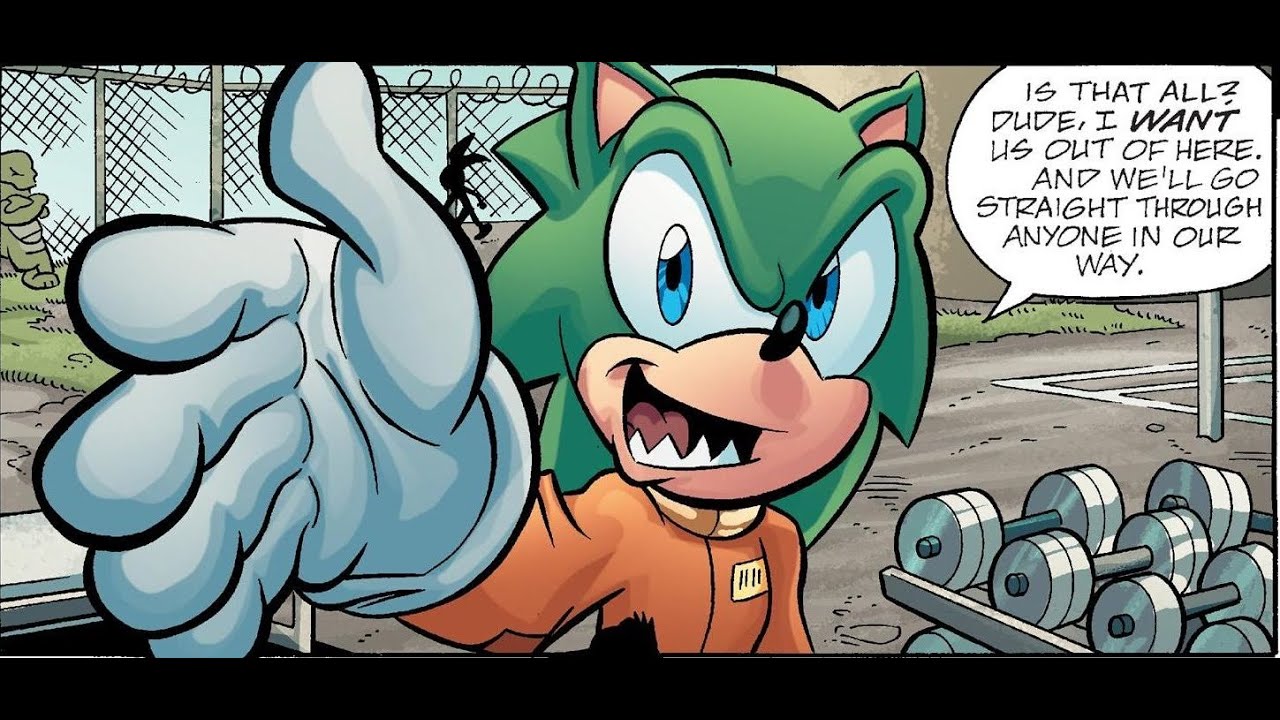 Sonic Universe Issue #30 Scourge Lock Down: Part 2 [Any Port In A Storm!] Comic Drama!