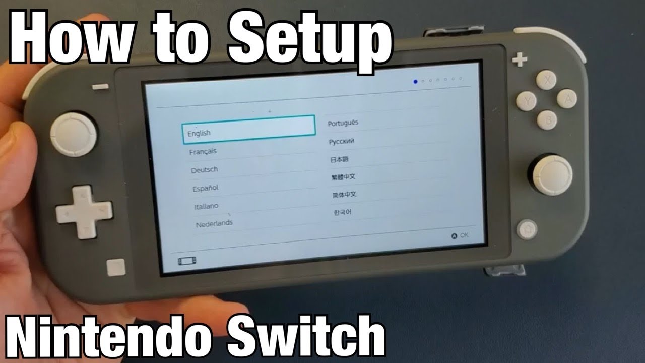 Nintendo Switch: как настроить пошагово с самого начала