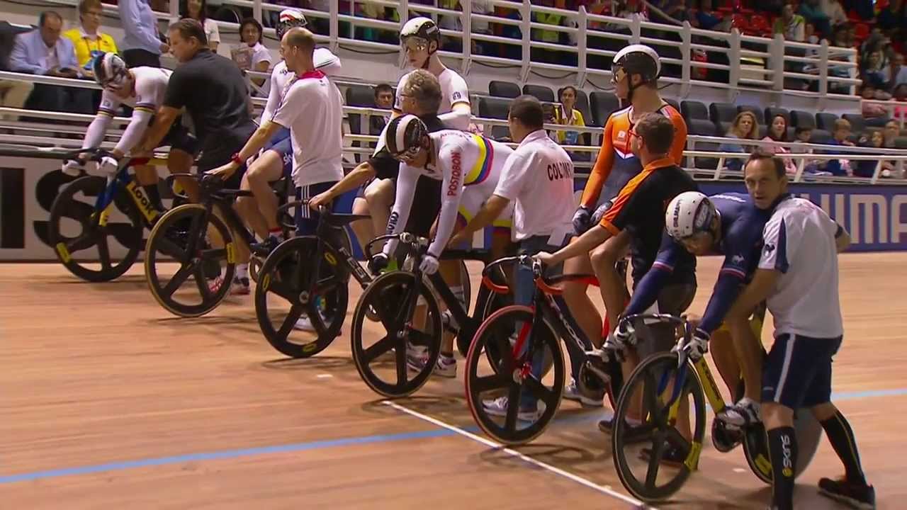 Men's Keirin Finals Heat 2 -  2014 Track World Championships, Cali, Colombia