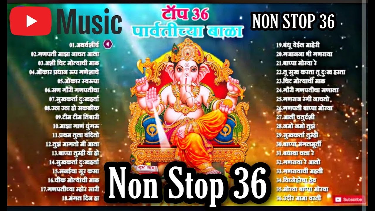 Parvatichya Bala Ganpati Song|Ganpati Atharvashirsha|Ganesh Chaturthi 2020Songs|Non stop song