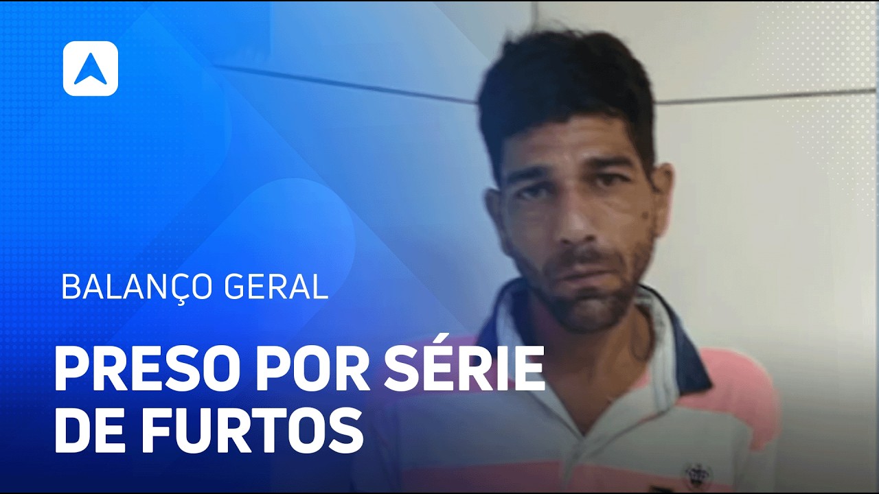 Suspeito de furtos em prédios públicos é preso em Timon