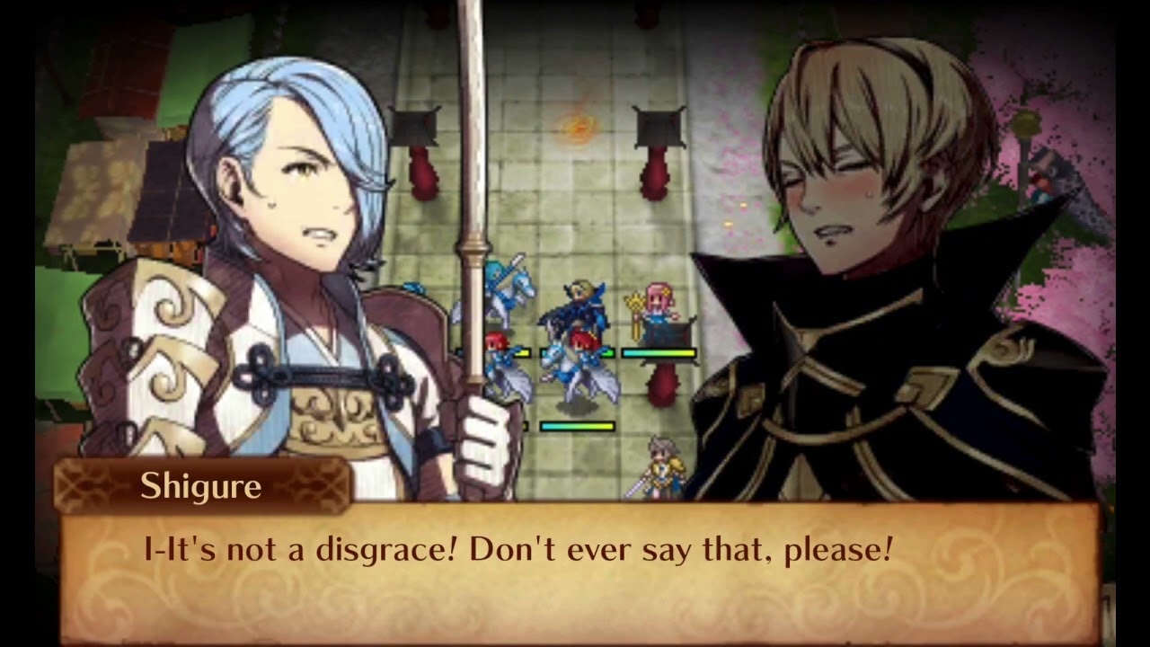 Fire Emblem Fates - Shigure & Leo conversation - Hoshidan Festival of Bonds DLC