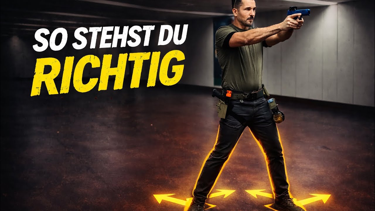 👌🏻Der richtige Stand beim Pistolenschießen – stabil, spannungsfrei, präzise #kurzwaffenausbildung 