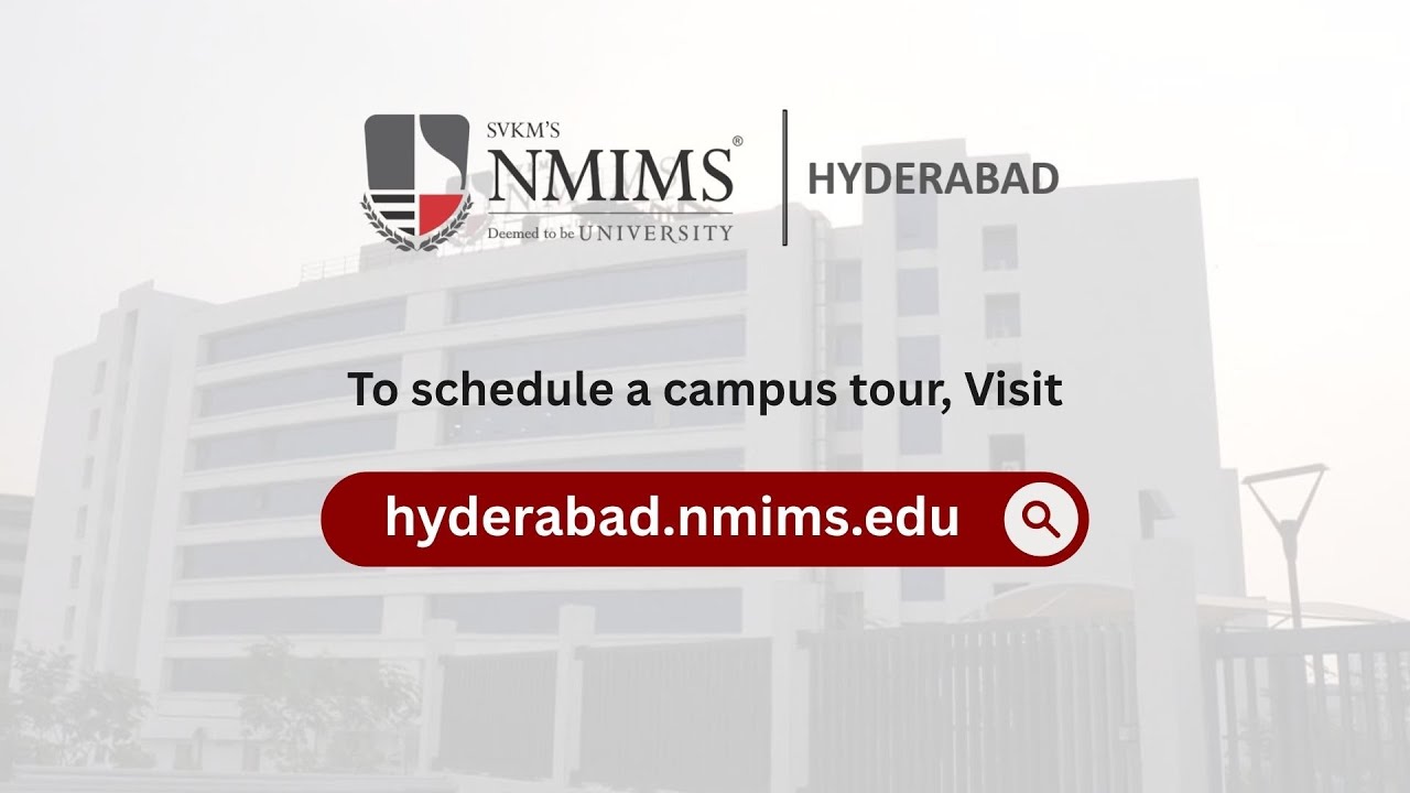 NMIMS Hyderabad | Sprawling 90 Acre Campus Tour