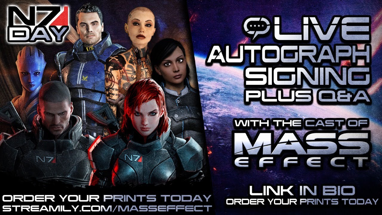 Streamily.com Presents: N7 Day! The Cast of Mass Effect