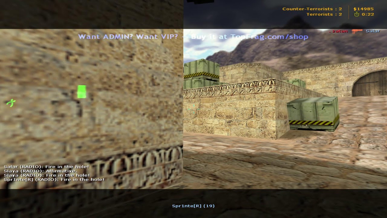 chia counter-strike 1.6 stream