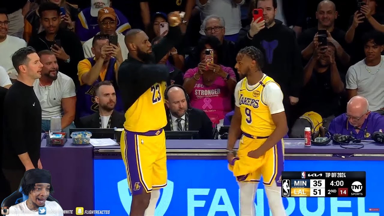 FlightReacts To TIMBERWOLVES at LAKERS | FULL GAME HIGHLIGHTS | October 22, 2024!