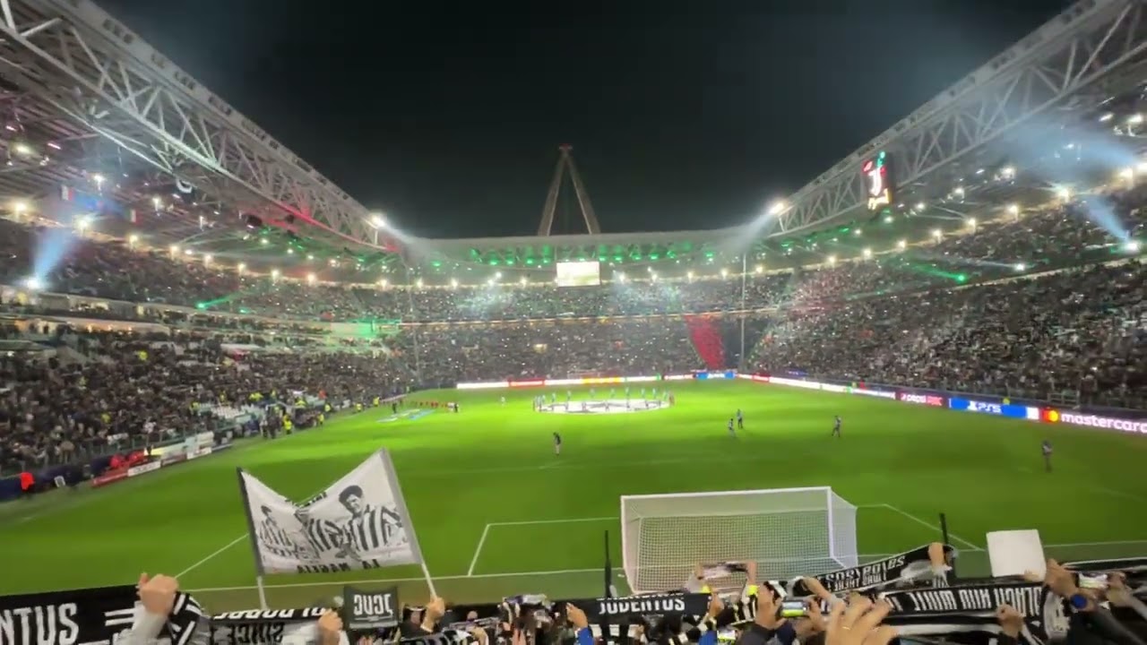 Juventus - Paris Saint Germain 1-2 (Formazione, Inno e Inno Champions League 2-11-2022)