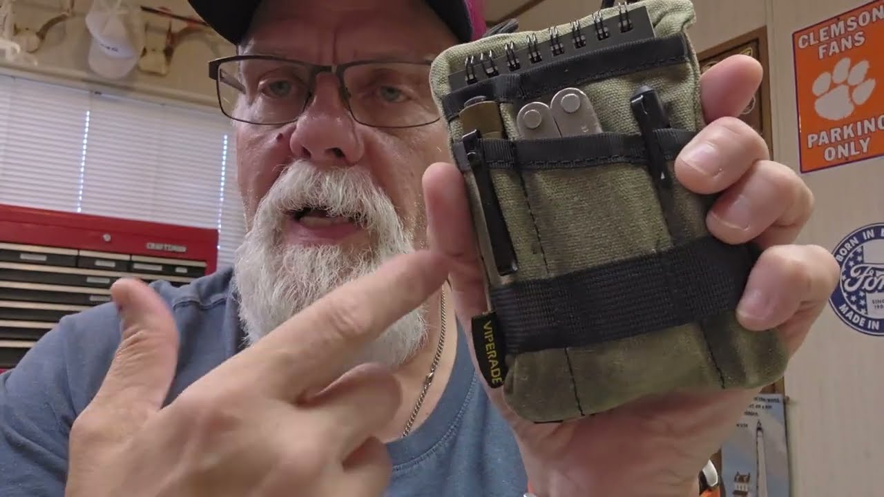 New Viperade Waxed Canvas EDC Pouch