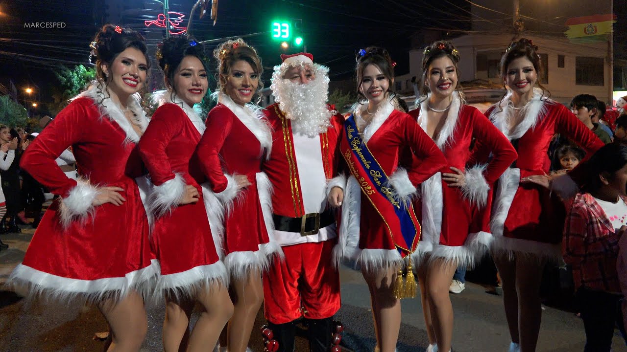 Caporales San Simón 🎅🏻🎄Recorrido Navideño 2024 🇧🇴