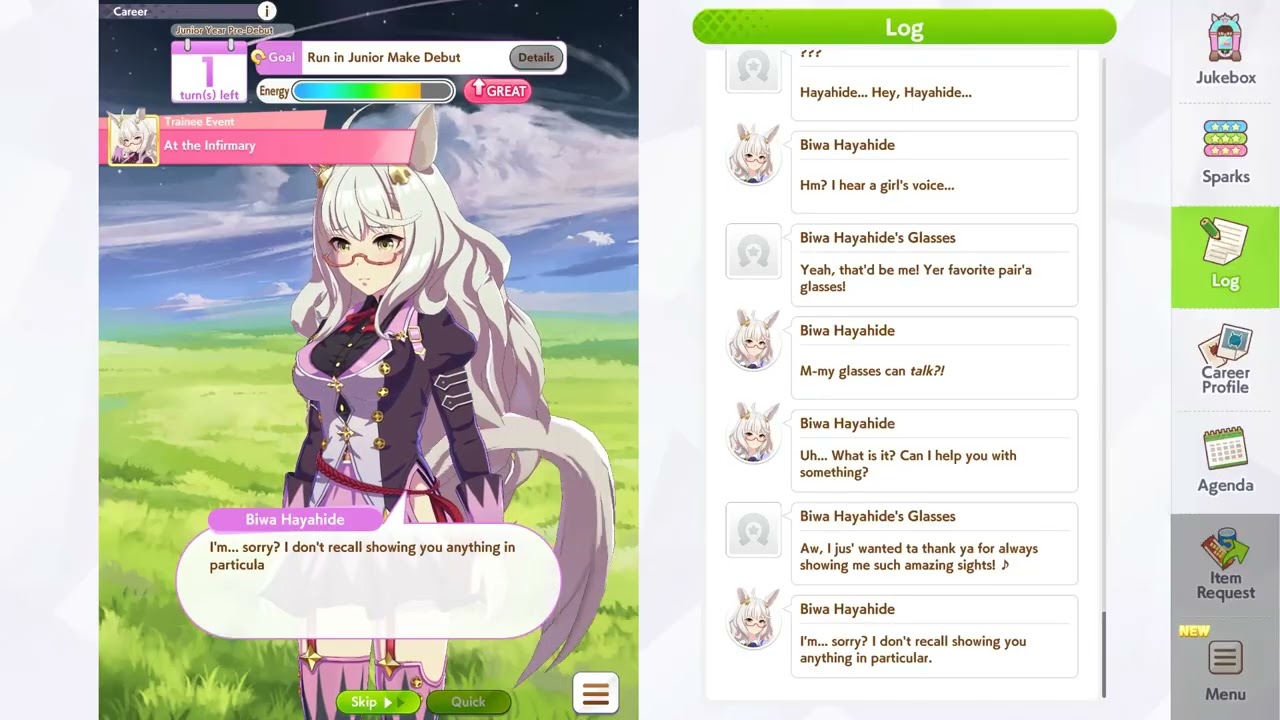 Uma Musume Pretty Derby Infirmary: Diwa Hayahide