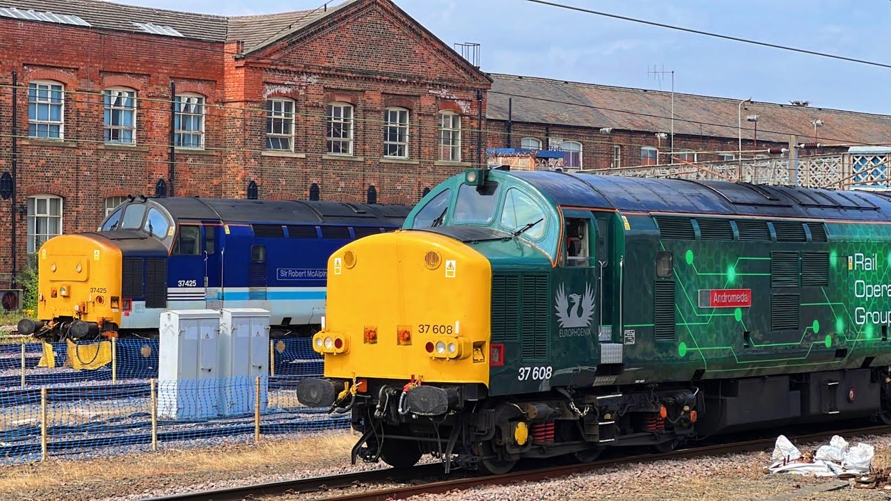 Trains at Doncaster, ECML, 25/07/2025