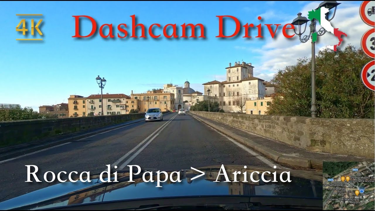 Scenic Drive, Italy [Rocca di Papa ⩾ Ariccia] January 2021 | 15:00 | ⛅