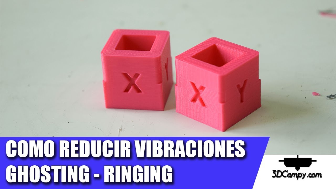 Tutorial como eliminar vibraciones en 6 Pasos Ringing Ghosting en impresion 3D 1000 Subs!!!