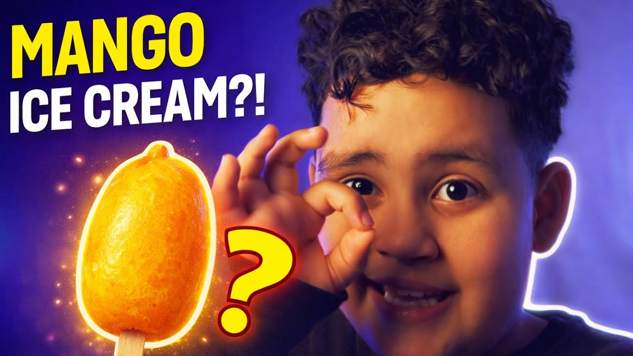 Mango Ice Cream?! 😳 Fruit Shaped Treat Review!
