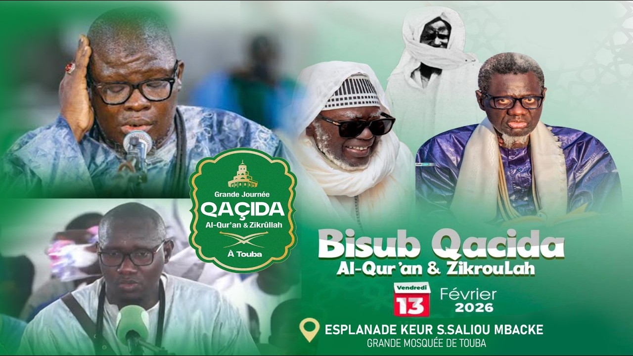 🔴LIVE Esplanade Keur S Saliou Mbackè HTDK Grande Journée Qacida  2026