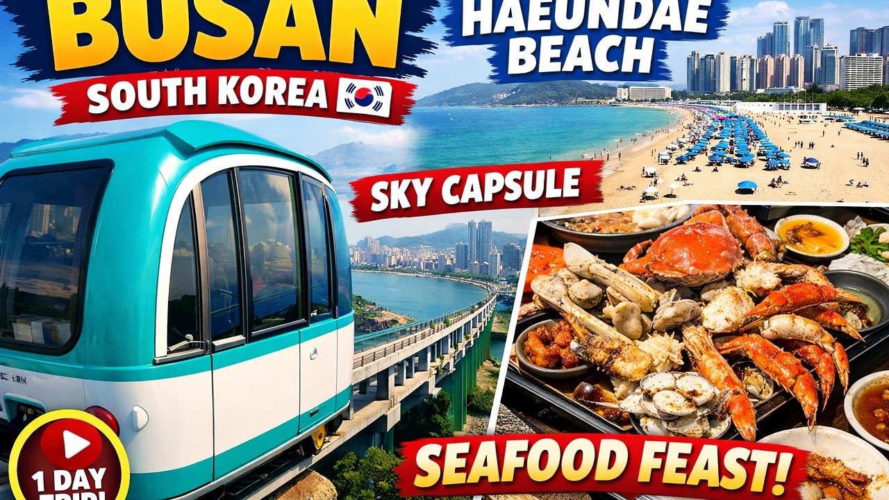 Spend a Day with me in Busan | Day 1