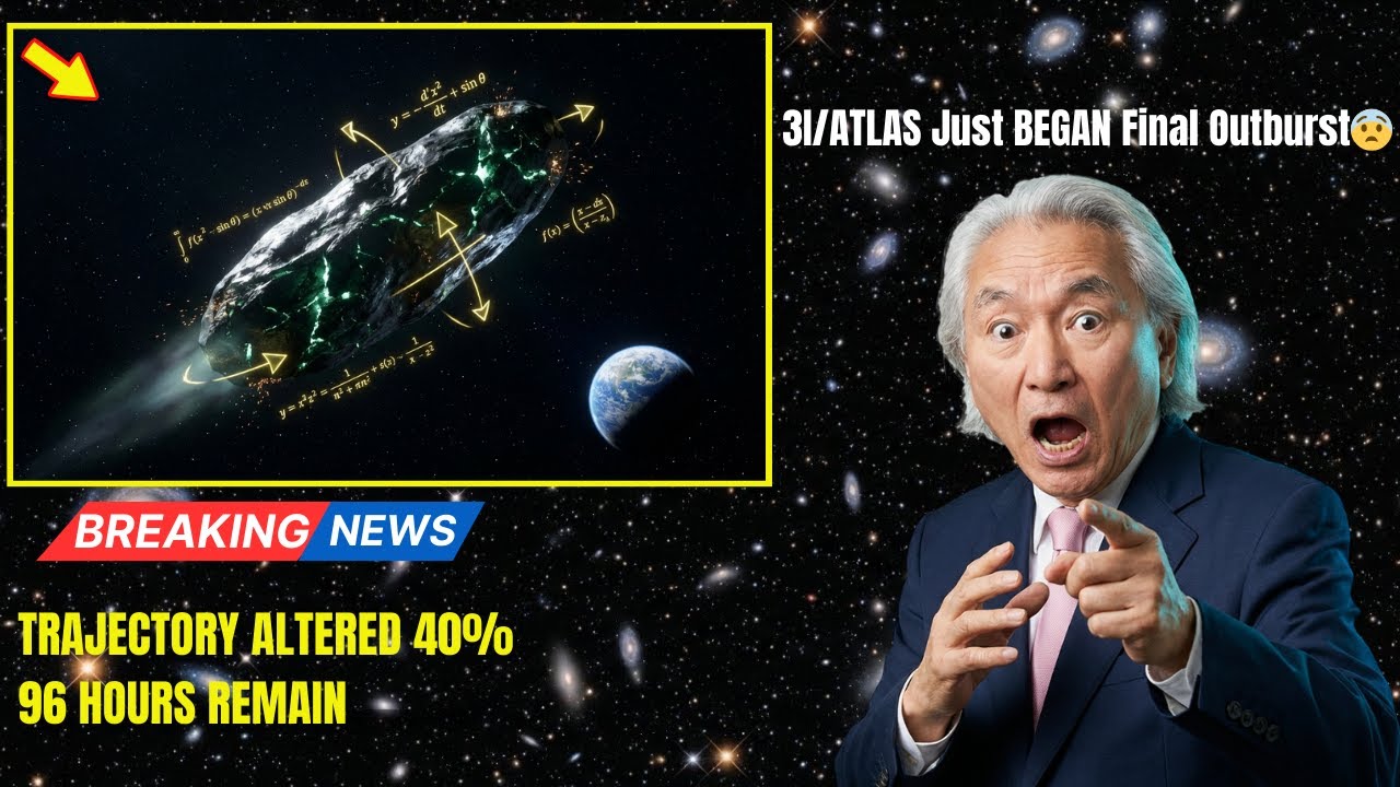 3I/ATLAS Just BEGAN Final Outburst — 96 Hours of Maximum Activity Starting Now | Michio Kaku