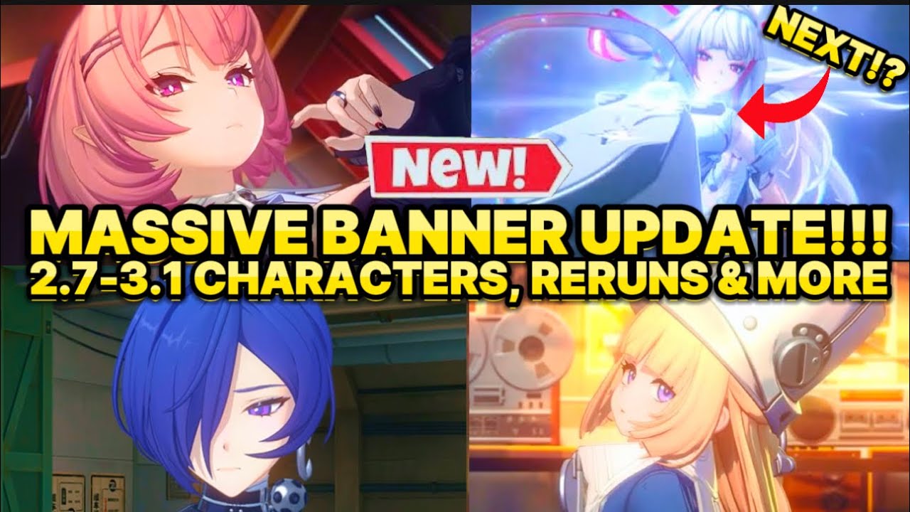 НОВОЕ ОБНОВЛЕНИЕ!!! 2.7-3.1 ДОРОЖНАЯ КАРТА БАННЕРОВ! НОВЫЕ ПЕРСОНАЖИ, ПОВТОРНЫЕ ЗАПУСКИ И ЮБИЛЕЙ!...