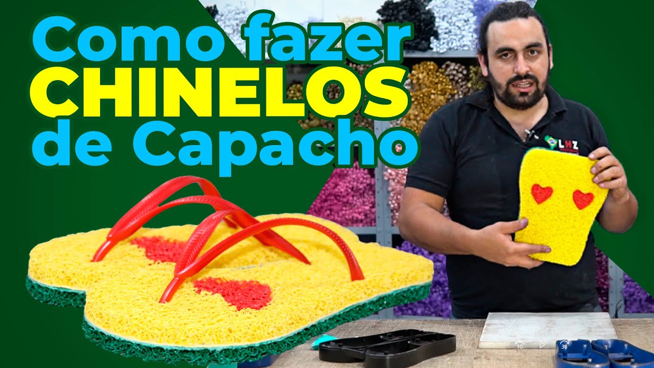 Chinelo de Capacho da LHZ Máquinas 🔝