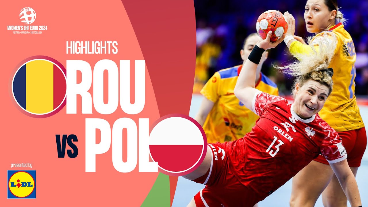 Romania 🆚 Poland | Highlights | Women’s EHF EURO 2024