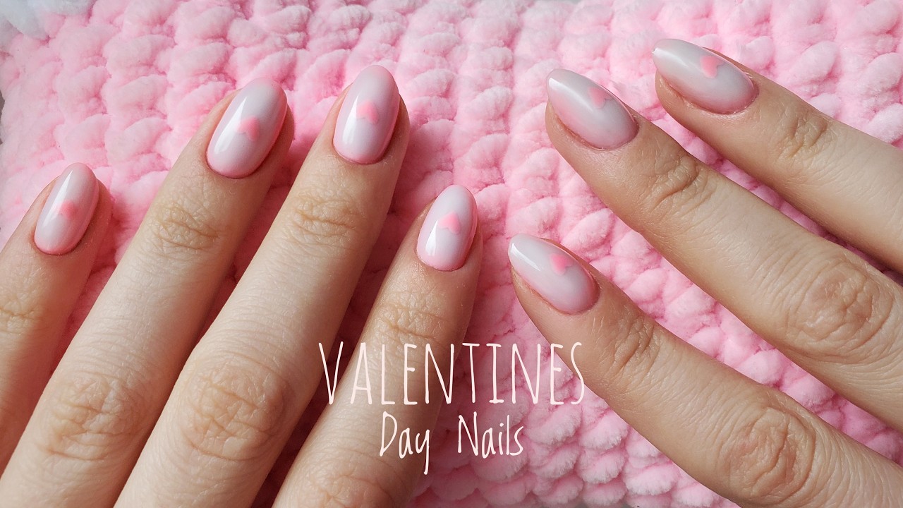 Perfekte Herz Nägel für Valentinstag 💕 ASMR Russische Maniküre