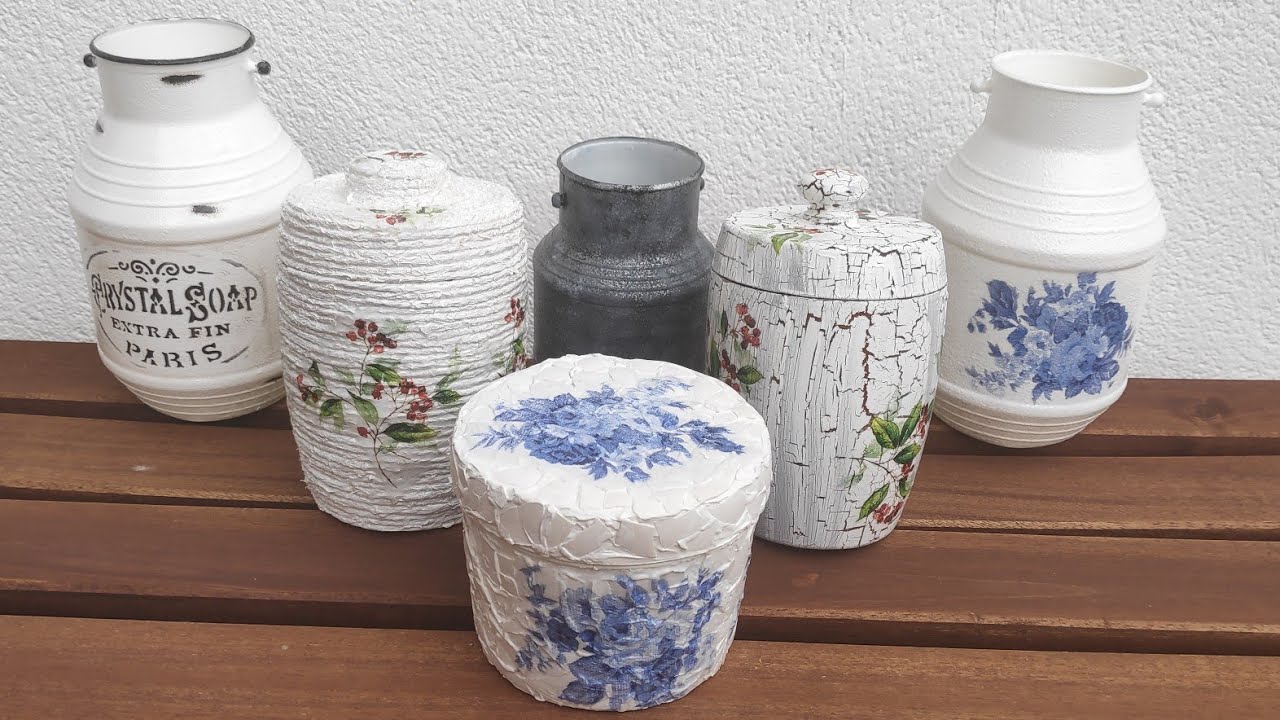 6 ideas para reciclar y decorar envases de plástico