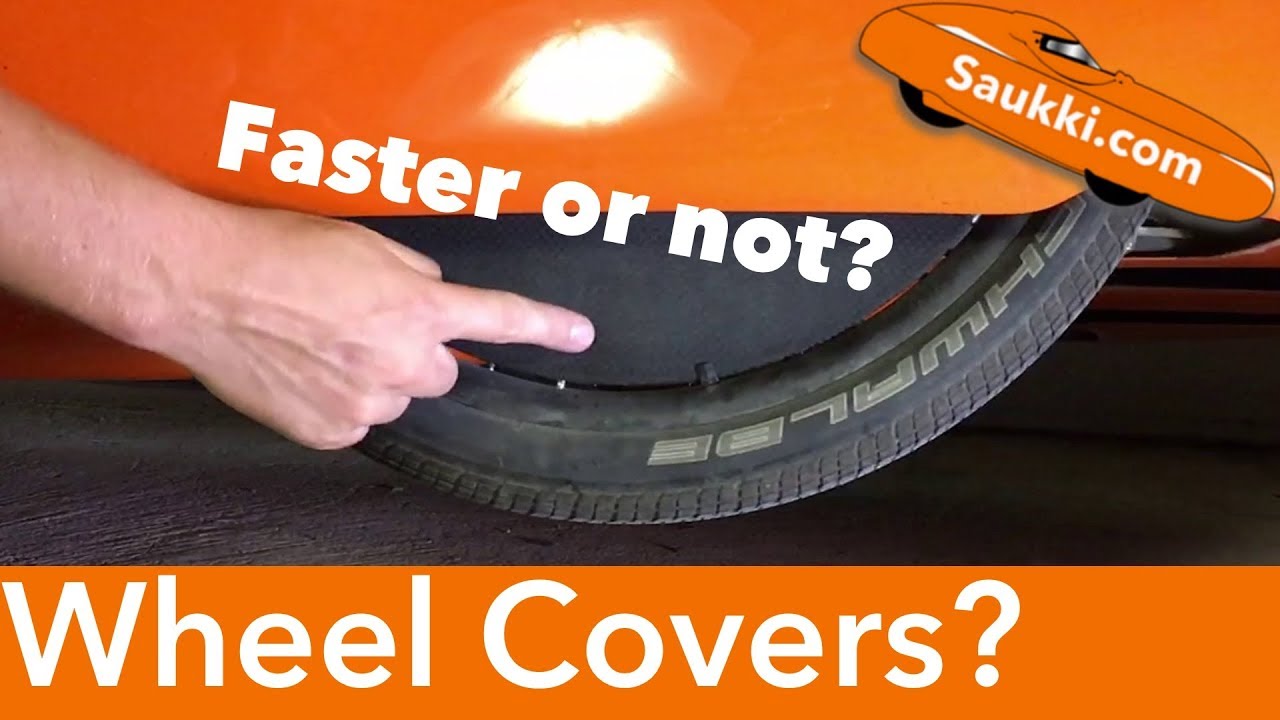 Wheel Covers on Quest Velomobile - Faster or not? || Saukki does Science