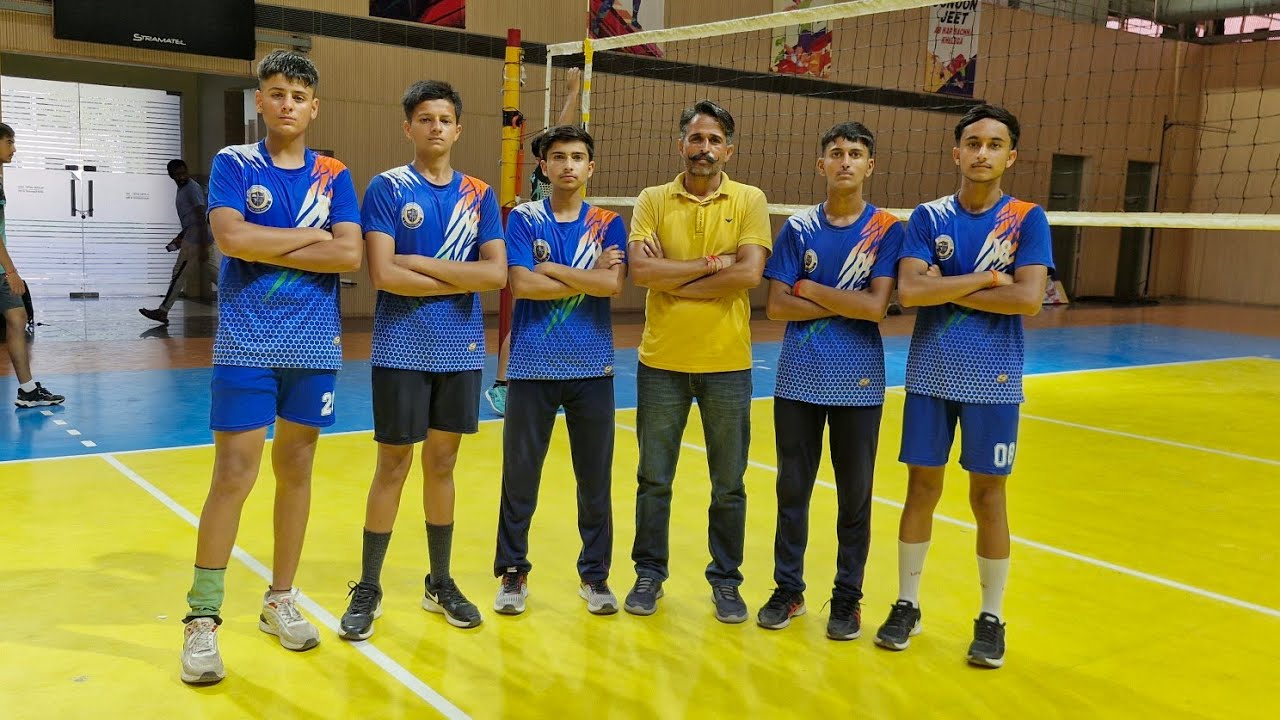 Pinjore 🆚 Morni under 17 volleyball district level competition Haryana school games