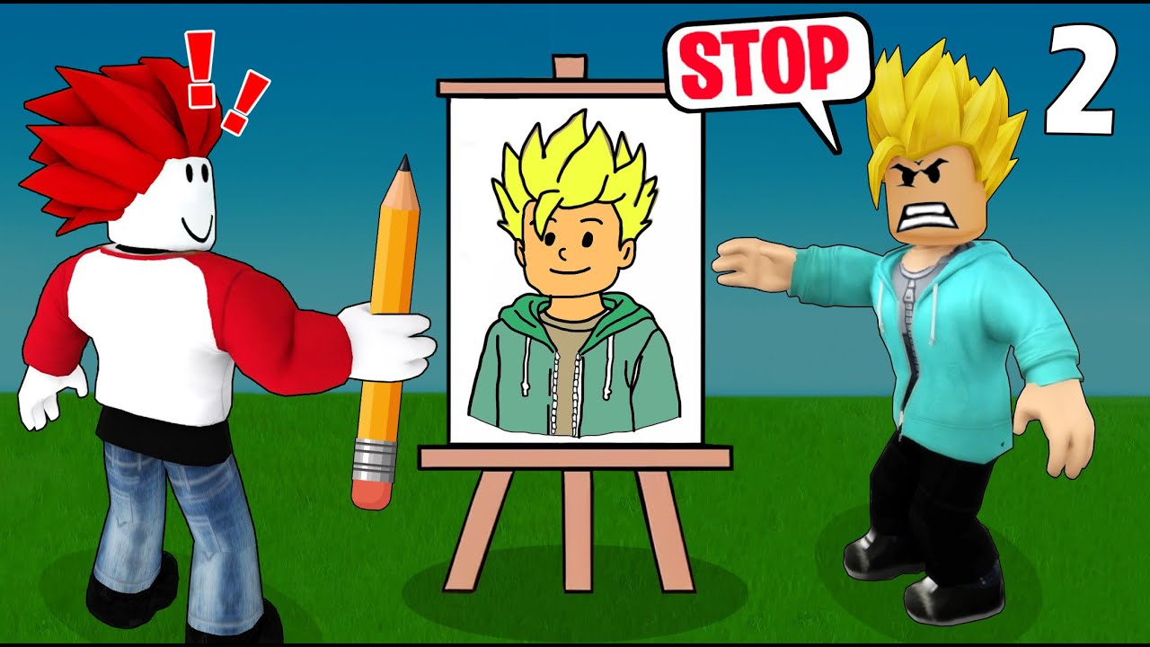 ROBLOX DRAW OR DIE  Part 2  🎨🎨 Khaleel and Motu Gameplay