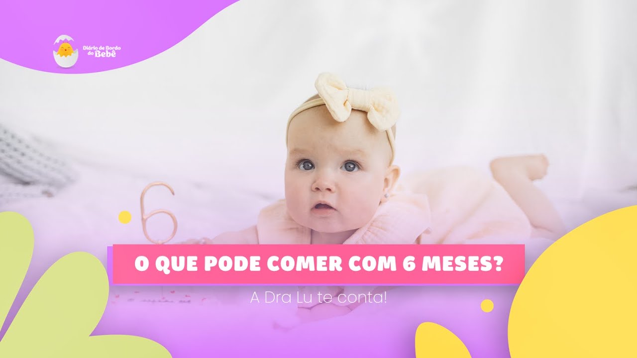 Introdução alimentar: o que um bebê de 6 meses já pode comer?
