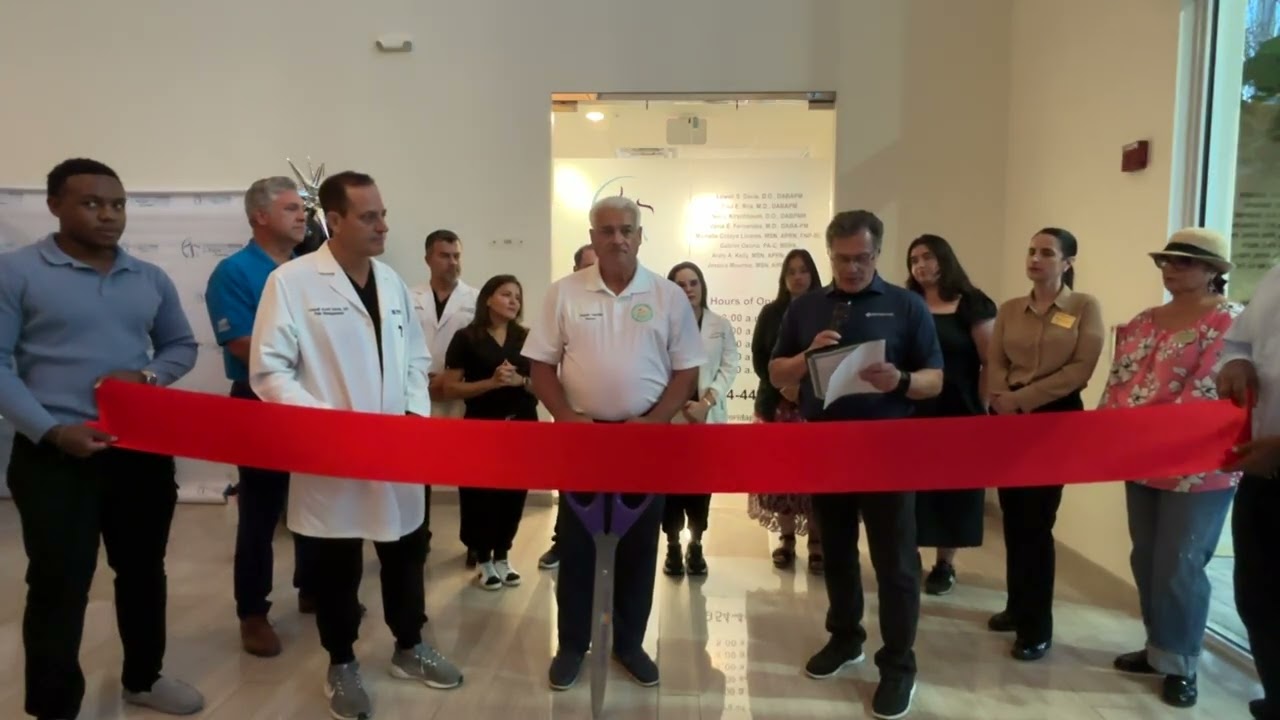 Ribbon Cutting for Florida Spine & Pain Center