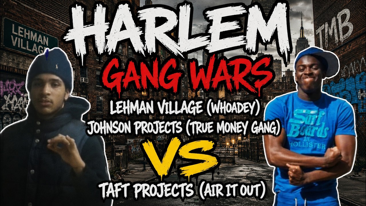 Harlem Gang War - A Killing In the Projects Popped Off A War - Air it out, Whoadey, True Money Gang