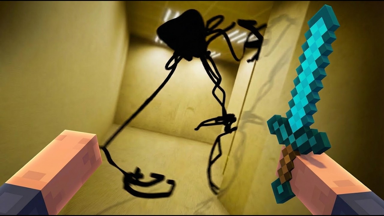 2 Idiots Trapped Overnight In the Backrooms [VR Minecraft]